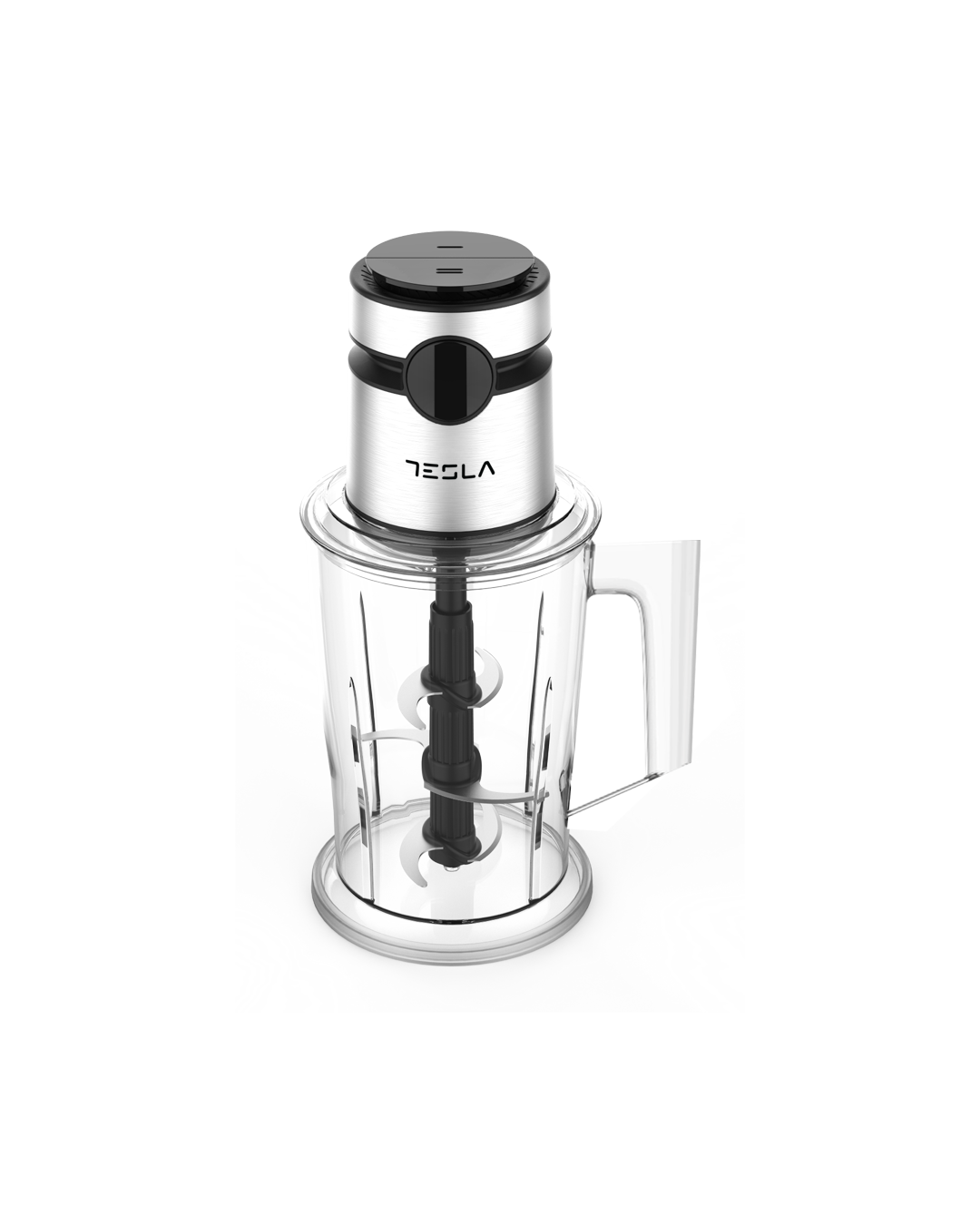 Tesla Chopper – 500W, 2L Bowl, 6-Blades, Stainless Steel, TSL-CH200