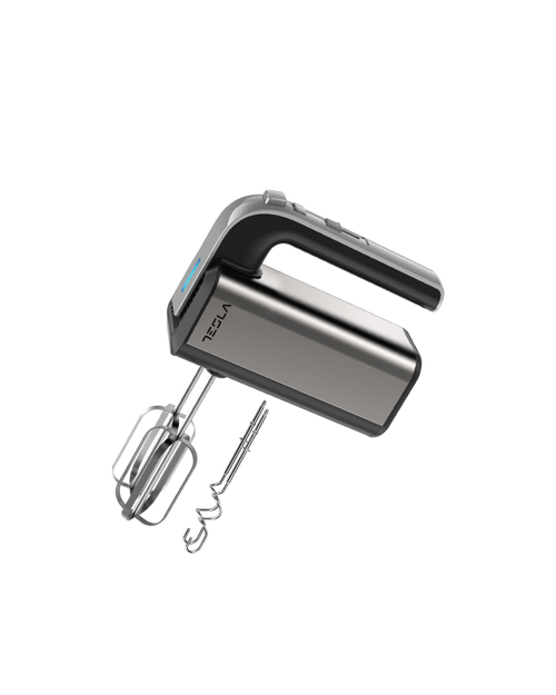Tesla Hand Mixer –  300W , 5-Speed with Turbo, Stainless Steel body & Beaters, European Quality, TSL-HM100